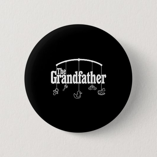Badge Rond 5 Cm Grandfather Funny Quote Design For Grandpas  (Devant)