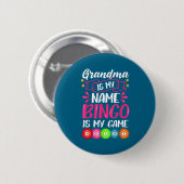 Badge Rond 5 Cm Grandma Bingo Player Funny Bingo Quote Design  (Devant & derrière)
