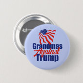 Badge Rond 5 Cm Grandmas contre Trump (Devant & derrière)