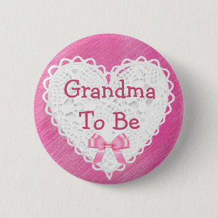 Badge Rond 5 Cm Grandms à être bouton minable floral de baby