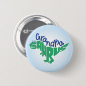 Badge Rond 5 Cm Grandpa Saurus Graphic (Devant & derrière)