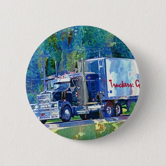 Badge Rond 5 Cm GRANDS CAMIONS et CAMIONS d'INSTALLATION pour des  (Devant)