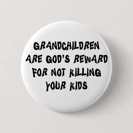 Badge Rond 5 Cm Grands-parents drôles (Devant)