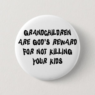 Badge Rond 5 Cm Grands-parents drôles