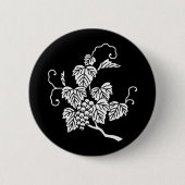 Badge Rond 5 Cm Grape branch (Devant)