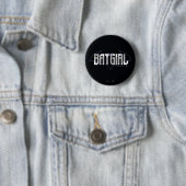 Badge Rond 5 Cm Graphique de nom haute technologie Batgirl (En situation)