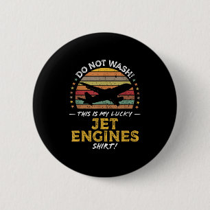 Badge Rond 5 Cm Graphique des devis d'avion amusant des moteurs à