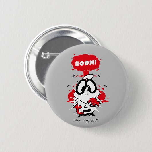 Badge Rond 5 Cm Graphique Dexter Detonation (Devant & derrière)