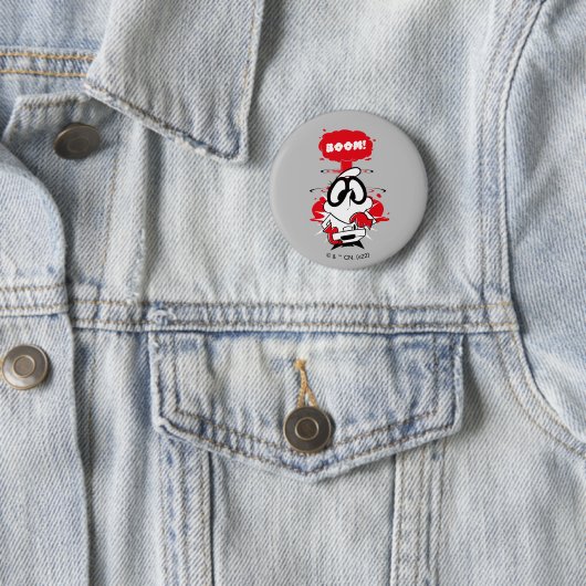Badge Rond 5 Cm Graphique Dexter Detonation (En situation)