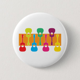 Badge Rond 5 Cm Graphique d'Uke