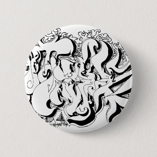 Badge Rond 5 Cm Graphique en pourcentage (Devant)