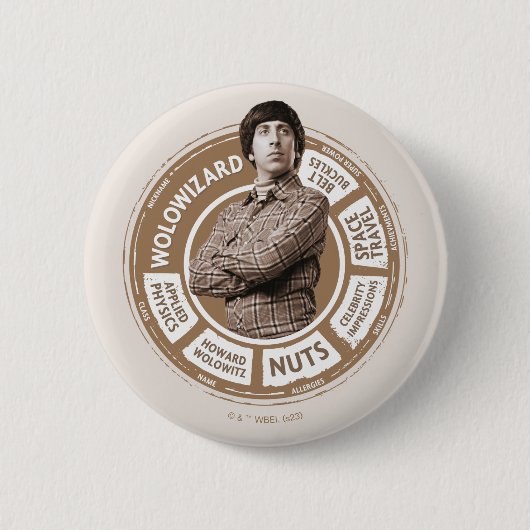 Badge Rond 5 Cm Graphique Howard Info (Devant)