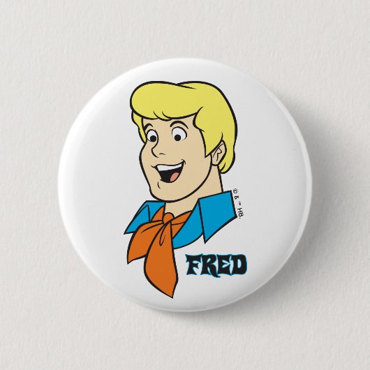 Badge Rond 5 Cm Graphique Nom Fred (Devant)
