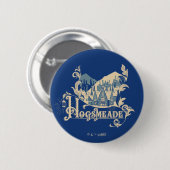 Badge Rond 5 Cm Graphisme Village Vintage HOGSMEADE™ (Devant & derrière)