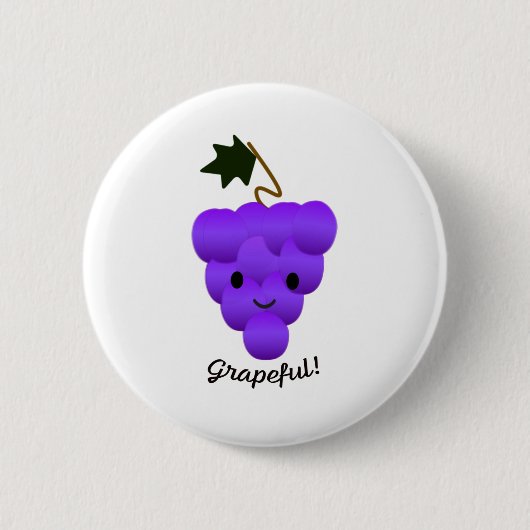 Badge Rond 5 Cm Grappes mignonnes (Devant)