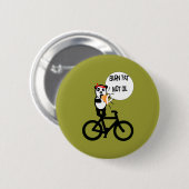 Badge Rond 5 Cm Gras brûlées et non huile (Devant & derrière)