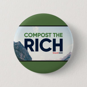 Badge Rond 5 Cm Gravier 2020 : Compostez les riches