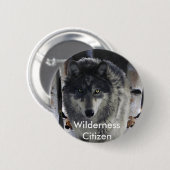 Badge Rond 5 Cm GRAY PACK WOLF, collection (Devant & derrière)