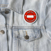 Badge Rond 5 Cm Graz Autriche (En situation)