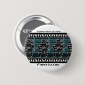 Badge Rond 5 Cm Grec Black (Devant & derrière)