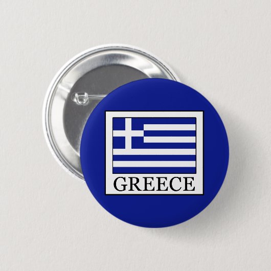 Badge Rond 5 Cm Grèce (Devant & derrière)