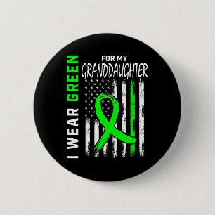 Badge Rond 5 Cm Green For My Grandgirl Kidney Disease Awards