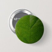 Badge Rond 5 Cm Green leaf (Devant & derrière)