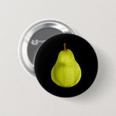 Badge Rond 5 Cm Green Pear Funny Fruit Costume (Devant & derrière)