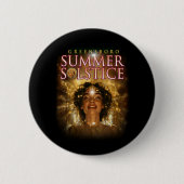 Badge Rond 5 Cm Greensboro Summer Solstice Festival 2024 Souvenir (Devant)