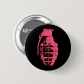Badge Rond 5 Cm Grenade (Devant & derrière)