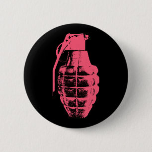 Badge Rond 5 Cm Grenade