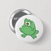 Badge Rond 5 Cm Grenouille (Devant & derrière)