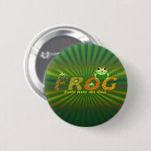BADGE ROND 5 CM GRENOUILLE (Devant & derrière)