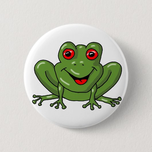 Badge Rond 5 Cm grenouille (Devant)