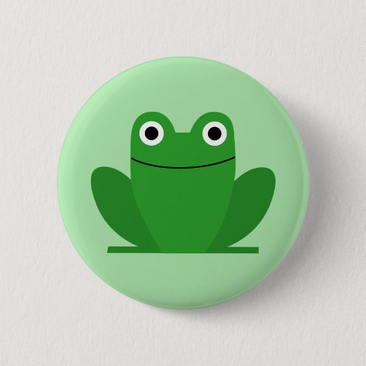 Badge Rond 5 Cm Grenouille (Devant)