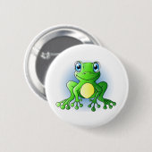 Badge Rond 5 Cm Grenouille (Devant & derrière)