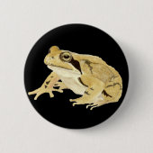 Badge Rond 5 Cm Grenouille à bois (Devant)