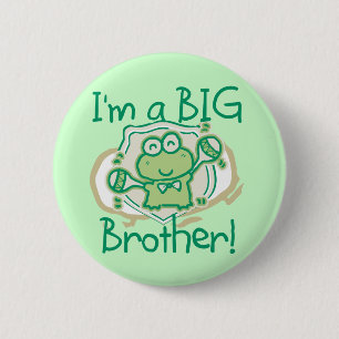 Badge Rond 5 Cm Grenouille Big Brother