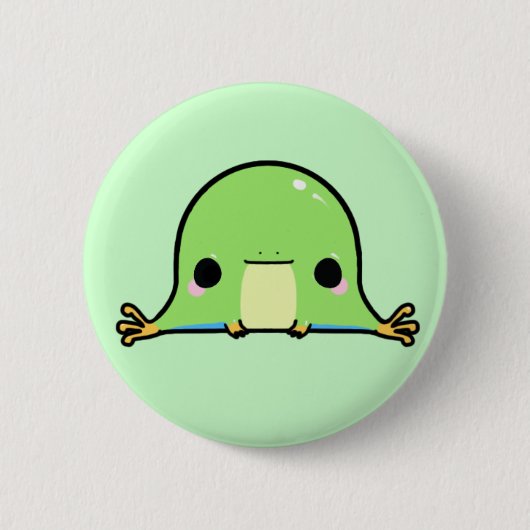 Badge Rond 5 Cm Grenouille de Kawaii (vous changez l'arrière - (Devant)