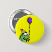 Badge Rond 5 Cm Grenouille de partie (Devant & derrière)