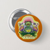 Badge Rond 5 Cm Grenouille de Yuga (Devant & derrière)
