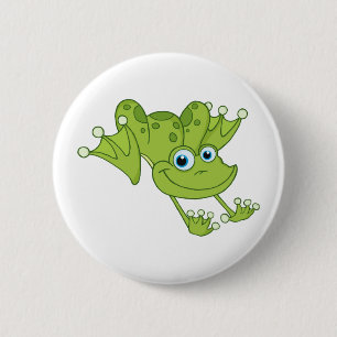 Badge Rond 5 Cm Grenouille heureuse de houblonnage