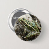 Badge Rond 5 Cm Grenouille léopard R3 (Devant & derrière)