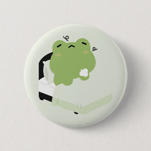 Badge Rond 5 Cm Grenouille mignonne (Devant)
