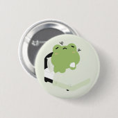 Badge Rond 5 Cm Grenouille mignonne (Devant & derrière)