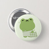 Badge Rond 5 Cm Grenouille mûre (Devant & derrière)
