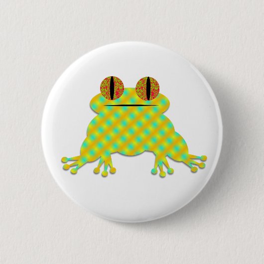 Badge Rond 5 Cm Grenouille mûre (Devant)
