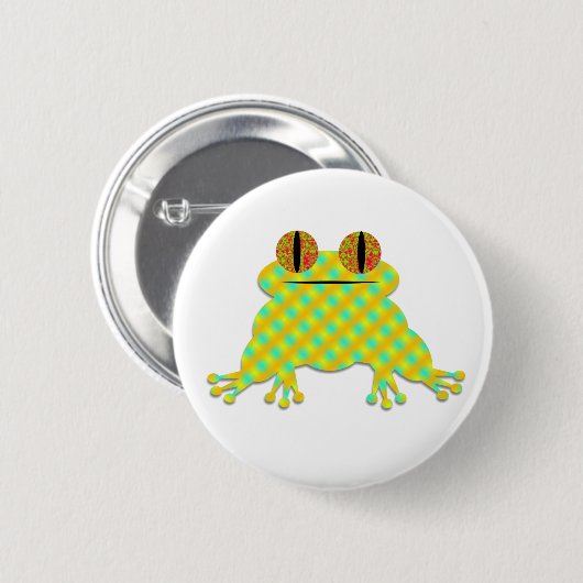 Badge Rond 5 Cm Grenouille mûre (Devant & derrière)