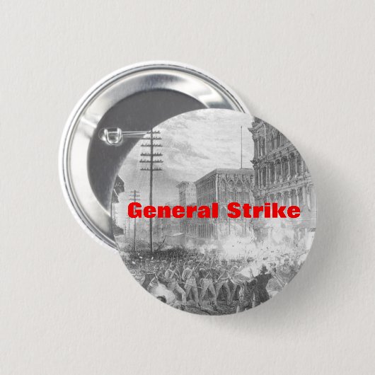 Badge Rond 5 Cm grève (Devant & derrière)