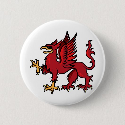 Badge Rond 5 Cm Griffon (Devant)